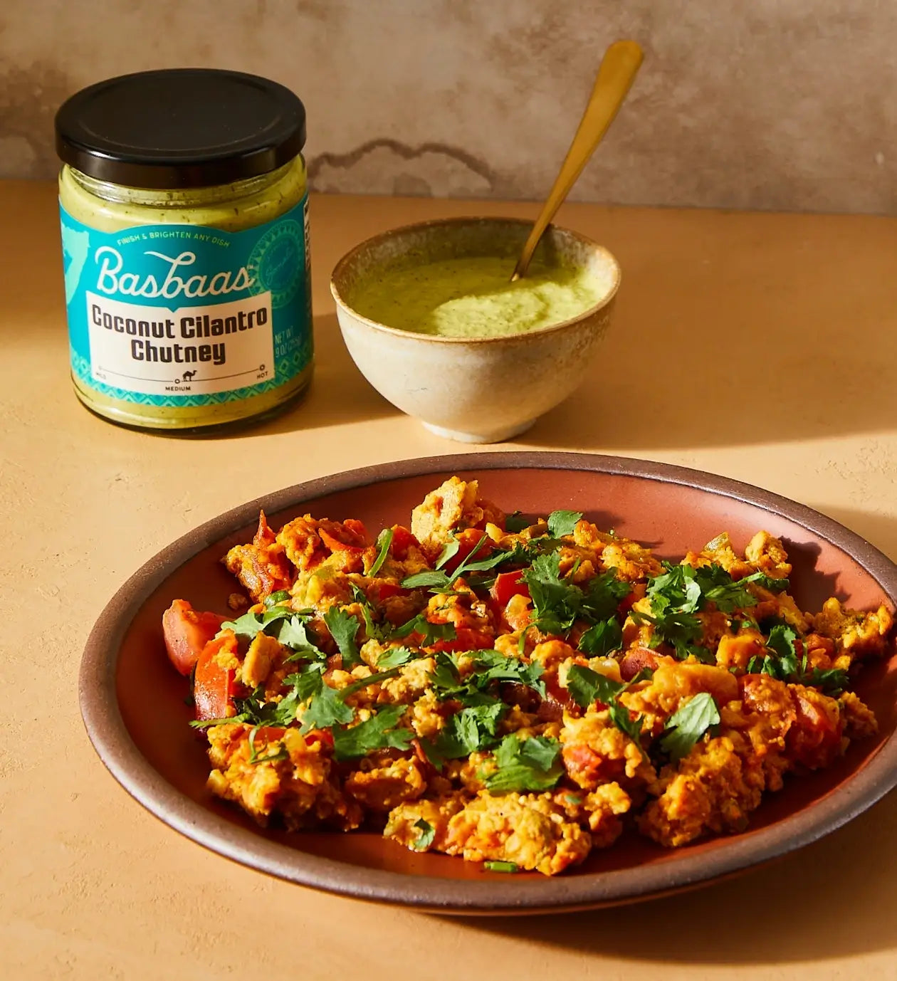 BasBaas Foods Coconut Cilantro Chutney